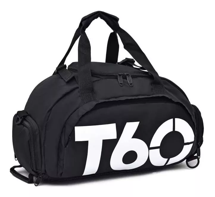 Bolsa Esportiva Multifuncional Transversal T-6 Preta