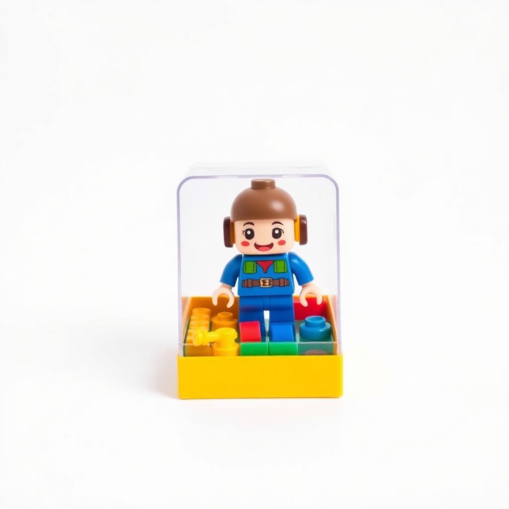 Mini Blocos de Montar Personagem Infantil em Caixinha