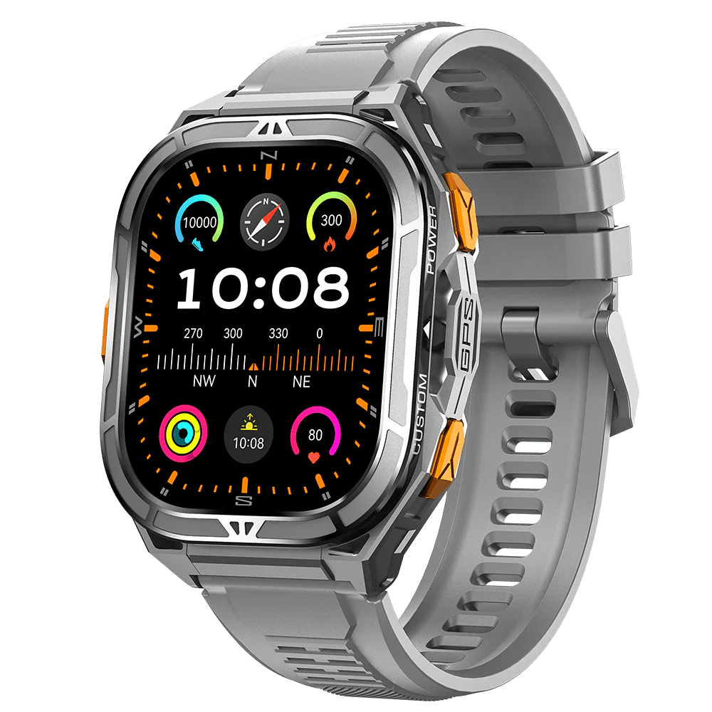 Smartwatch X5 GPS com Monitoramento e 100 Modos Esportivos Premium