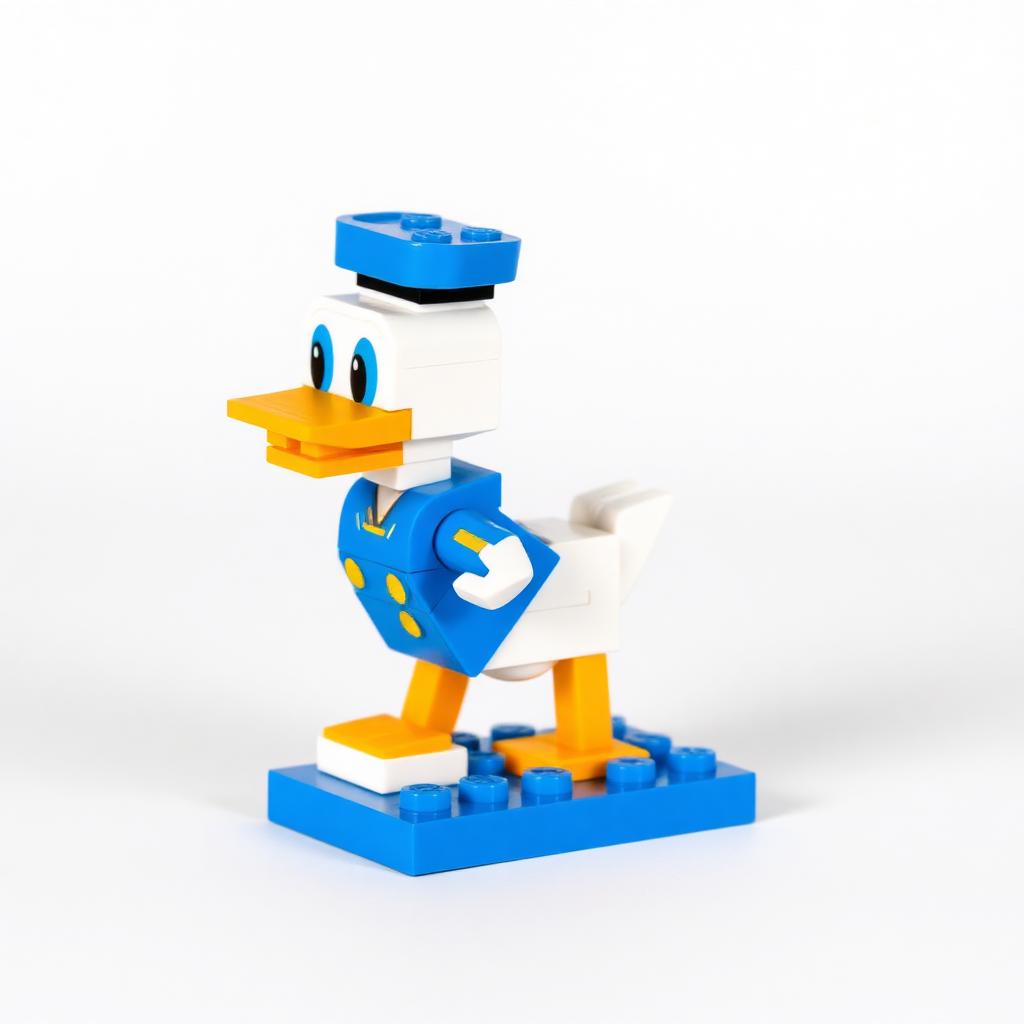 Blocos de Montar Micro Donald Duck 135 Peças